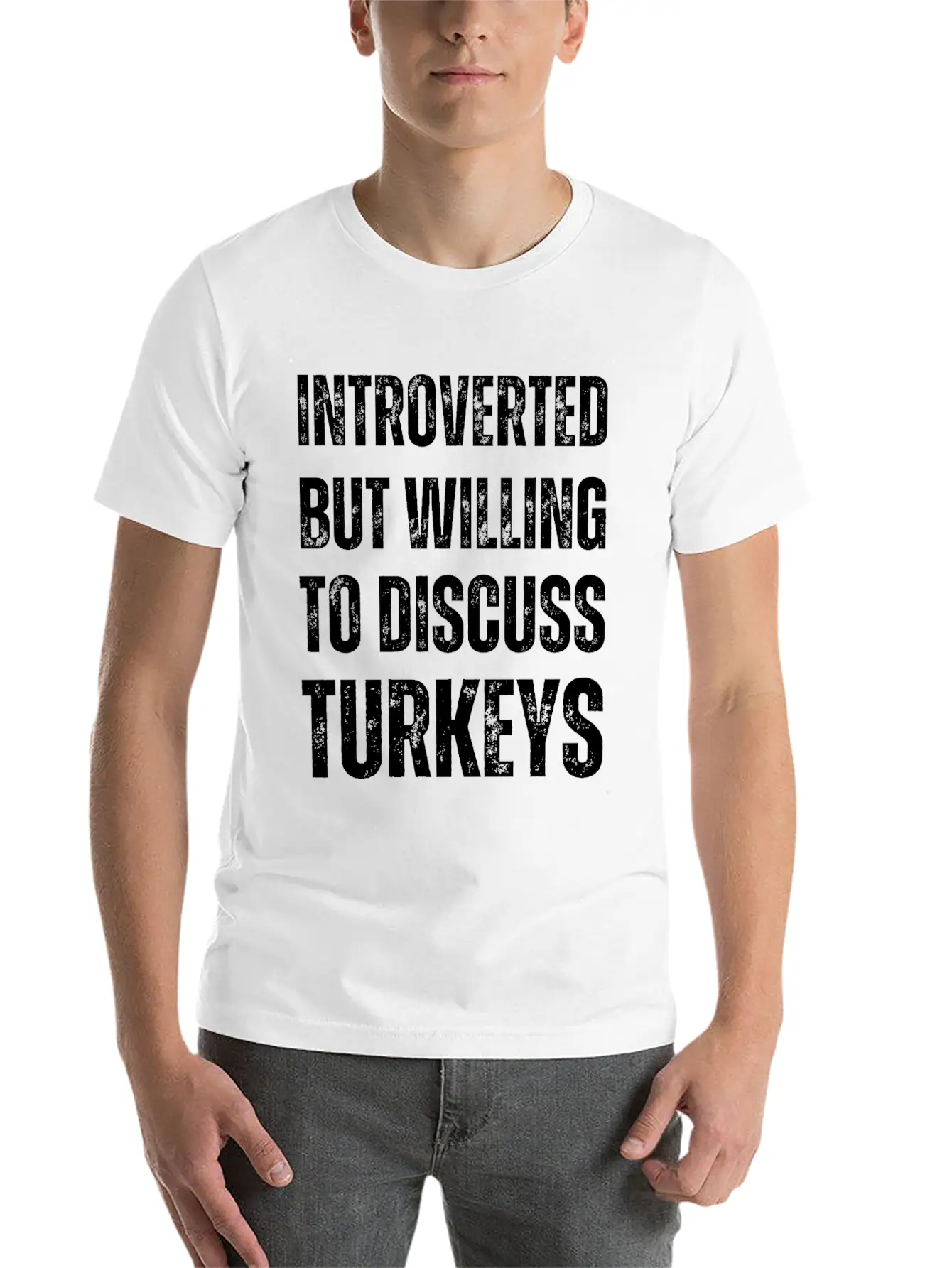 Introverted But Willing To Discuss Turkeys Timeless Short Sleeve Tee – Comfy And Minimalist Design