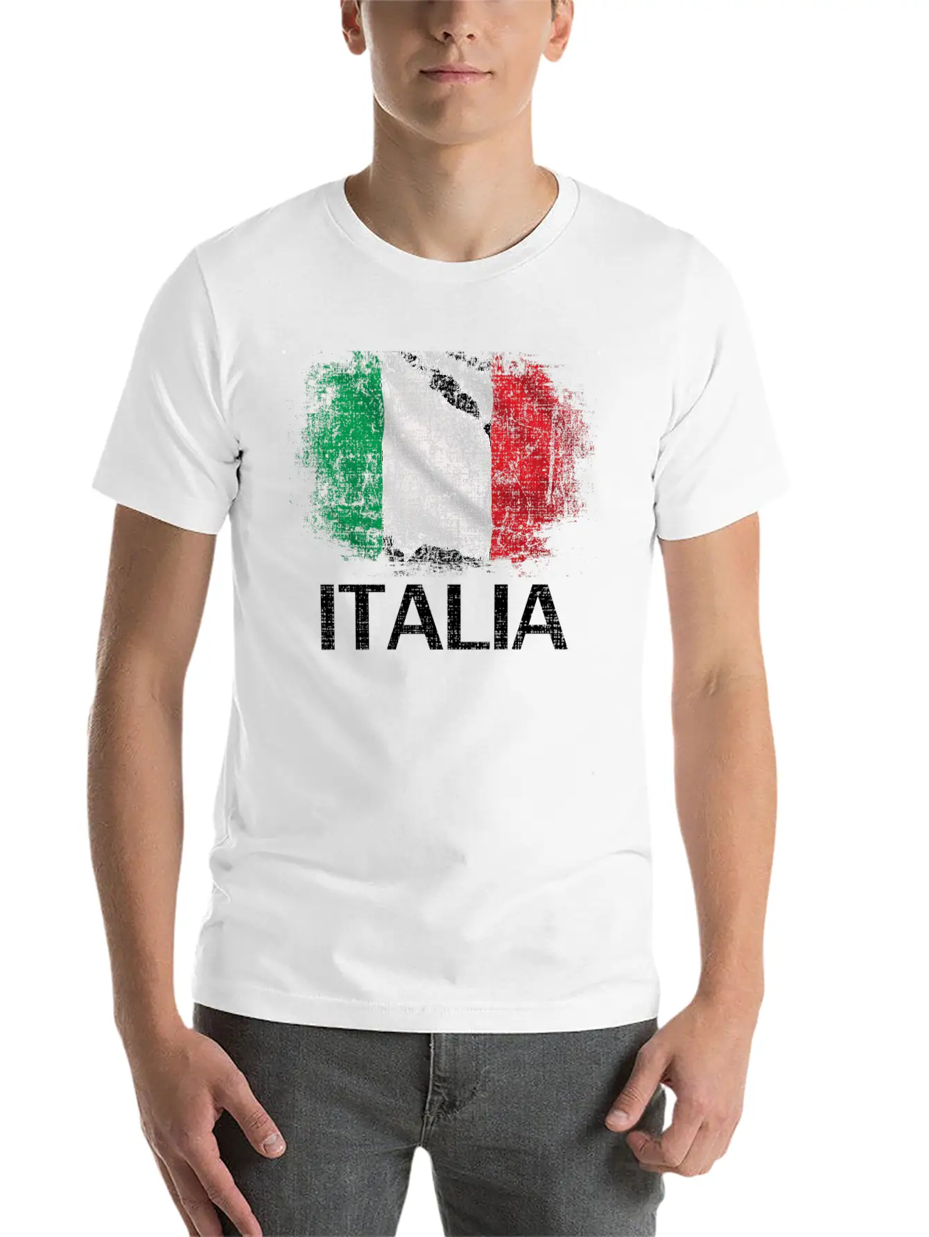 Italia Flag For Italy Italian Italiano Comfortable Minimalist Graphic Tee – Summer Style Essential