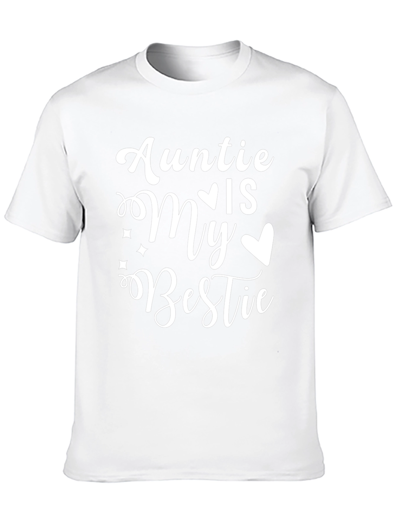 Auntie Is My Bestie - Black T-Shirt