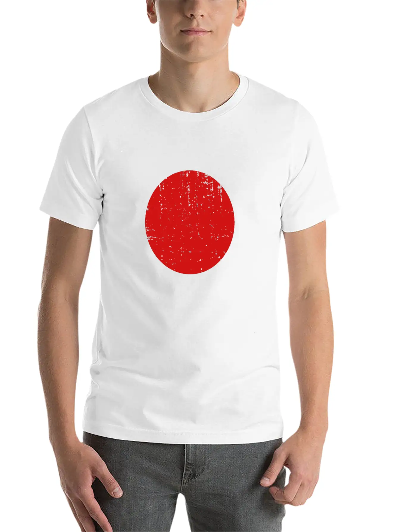 Japan - Japanese Flag Comfortable Minimalist Graphic Tee – Summer Style Essential