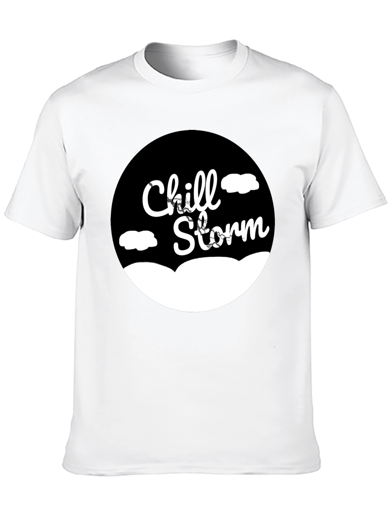 Chill Storm Black Graphic T-Shirt