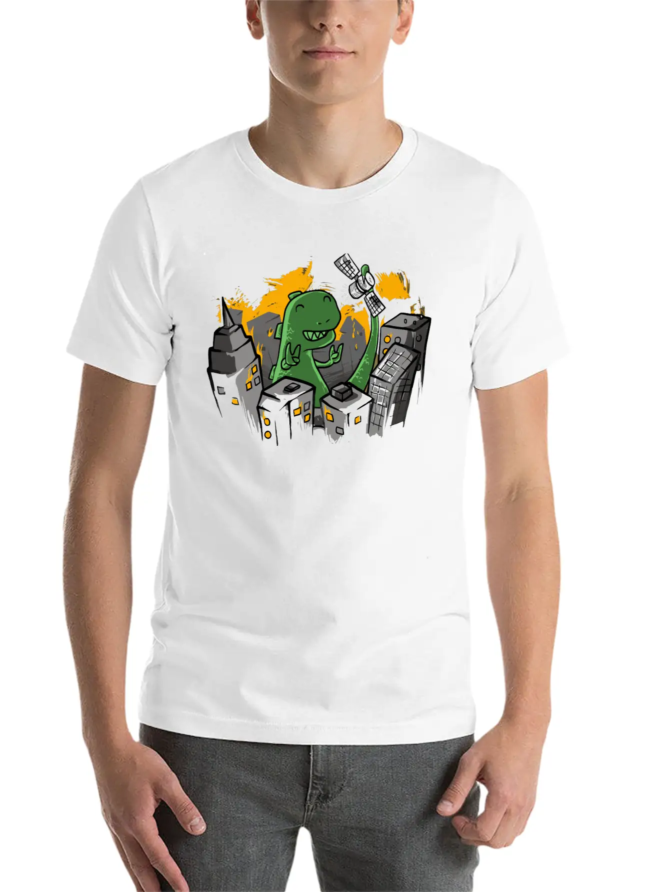 Justkaijuthings Stylish Everyday T-Shirt – Unisex Basic Cotton Tee
