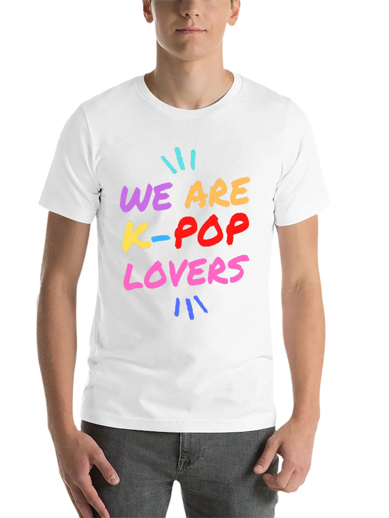 K POP Lovers Unisex Short Sleeve Soft Cotton T-Shirt – Casual Everyday Wear