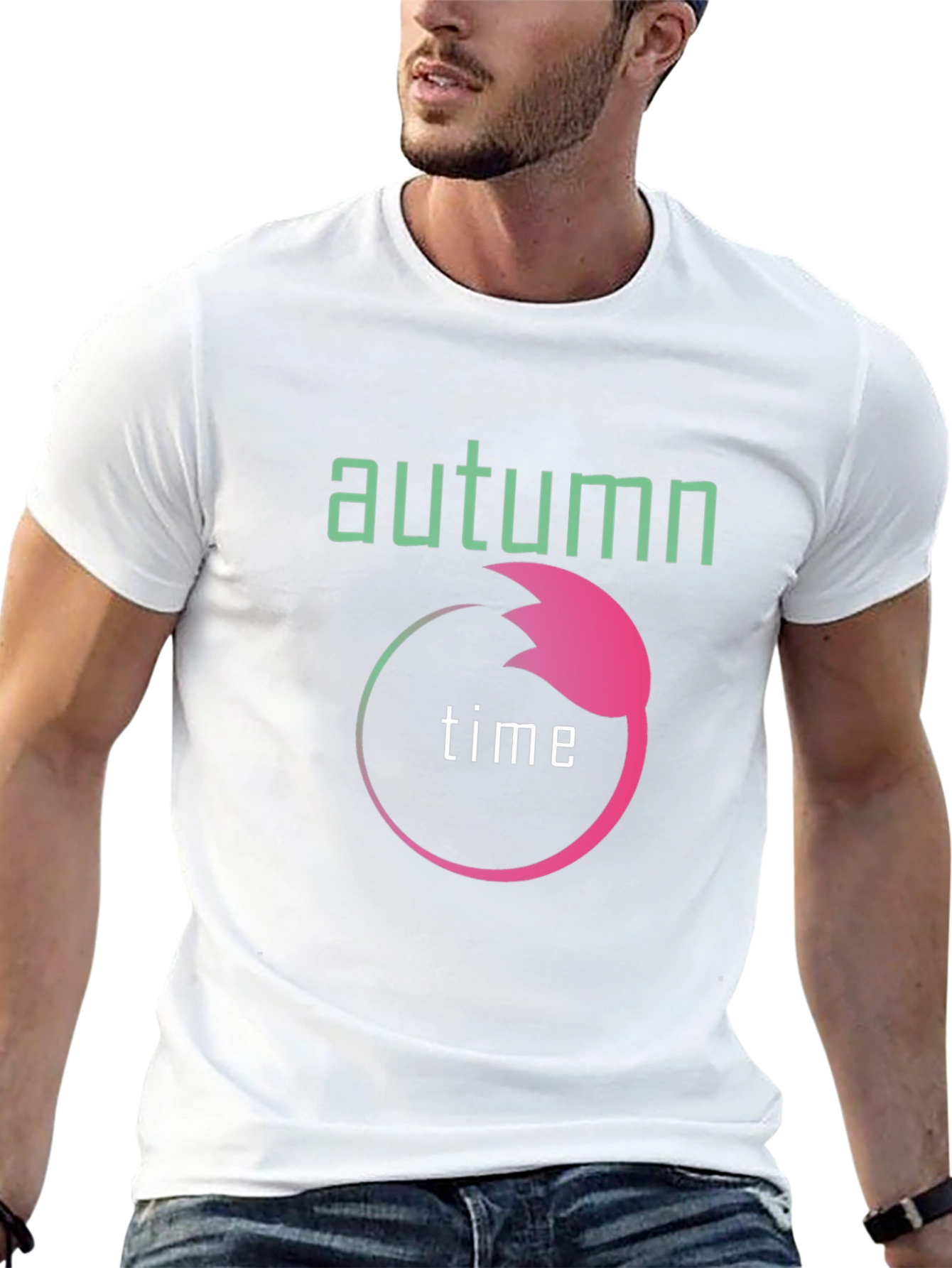 Autumn Time Graphic Tee - Stylish Fall Season Apparel