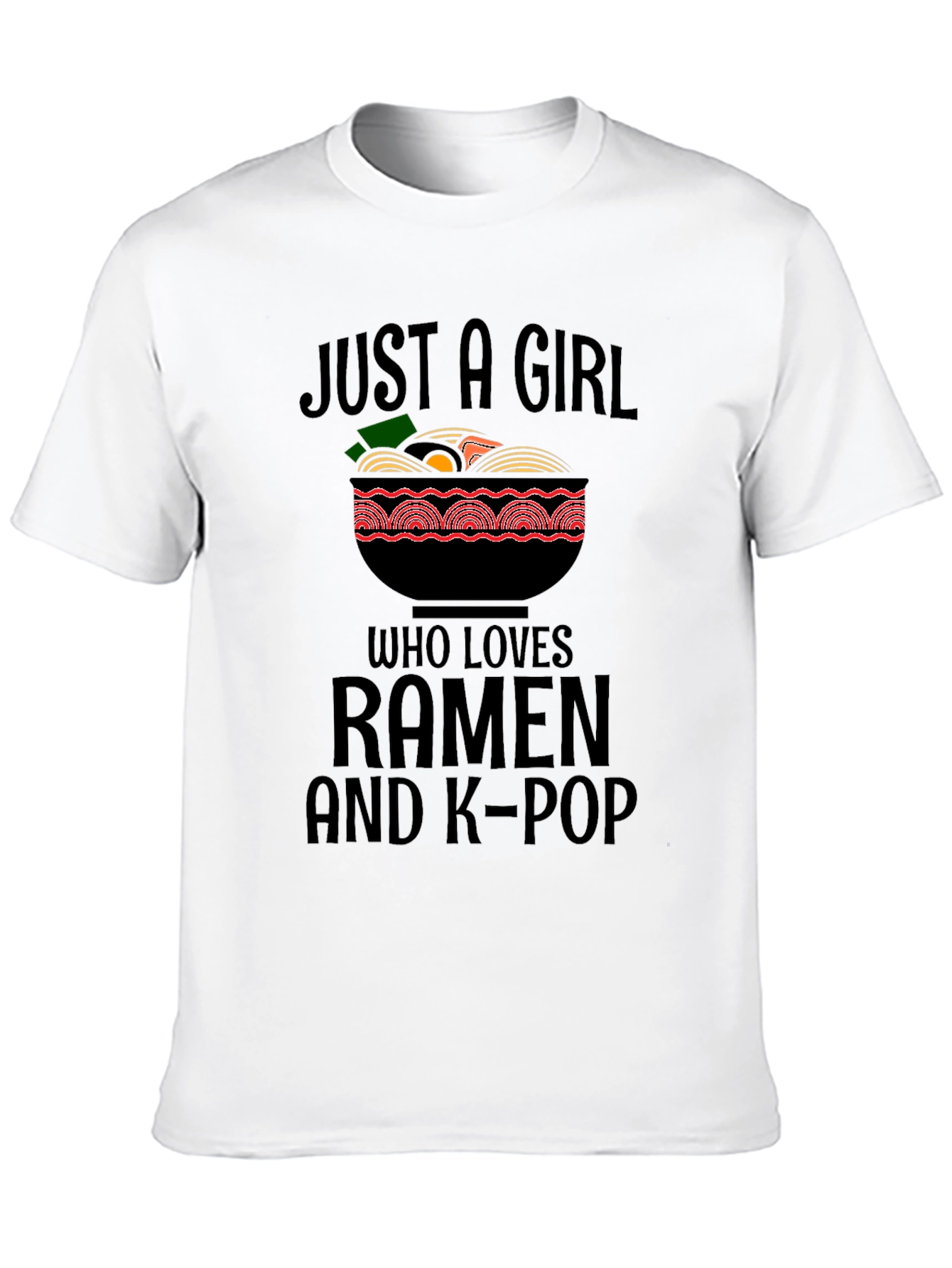 Ramen & K-Pop Girls Graphic Tee