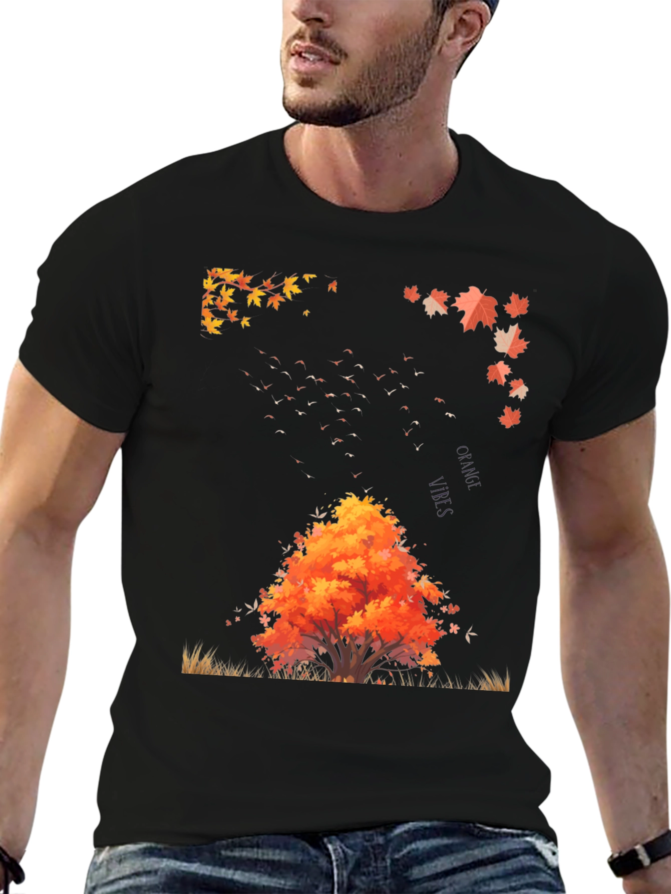Autumn Tree Graphic Tee - Stylish Fall Fashion