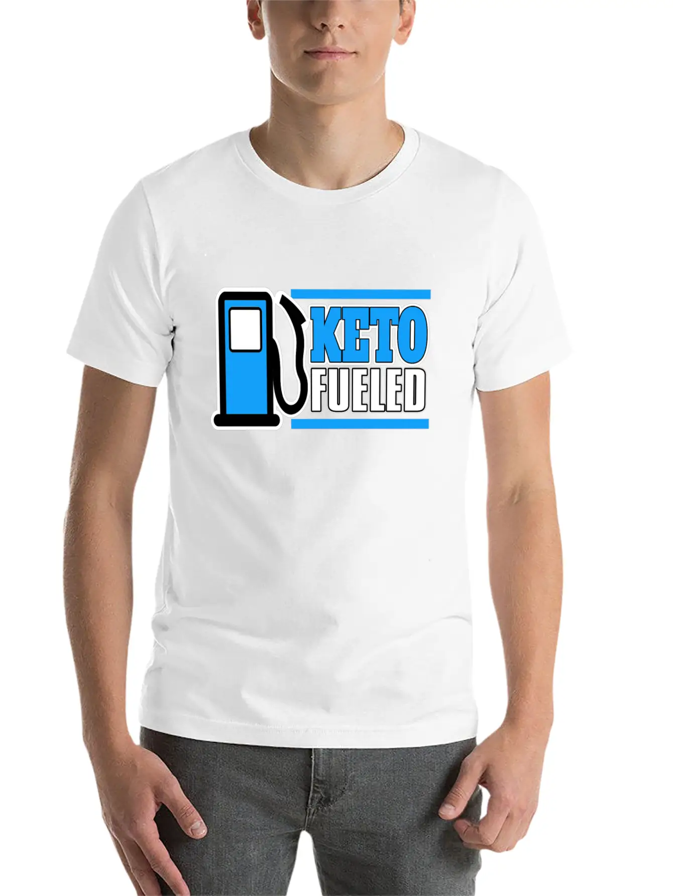 Keto Fueled LCHF Diet Kentones Low Carb High Fat Unisex Casual T-Shirt – Clean Design For Daily Comfort
