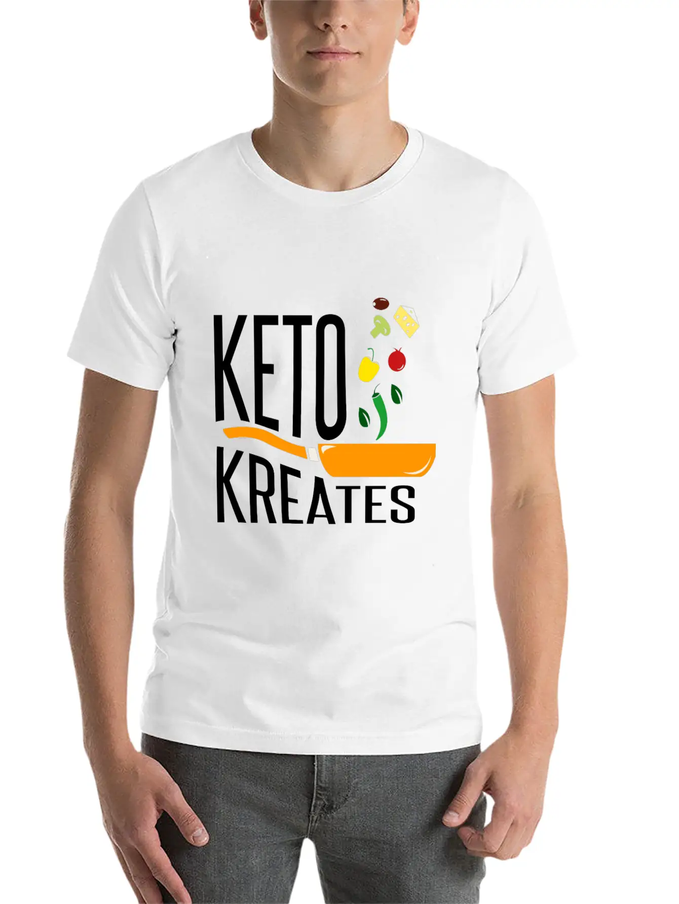 Keto Kreates Timeless Short Sleeve Tee – Comfy And Minimalist Design
