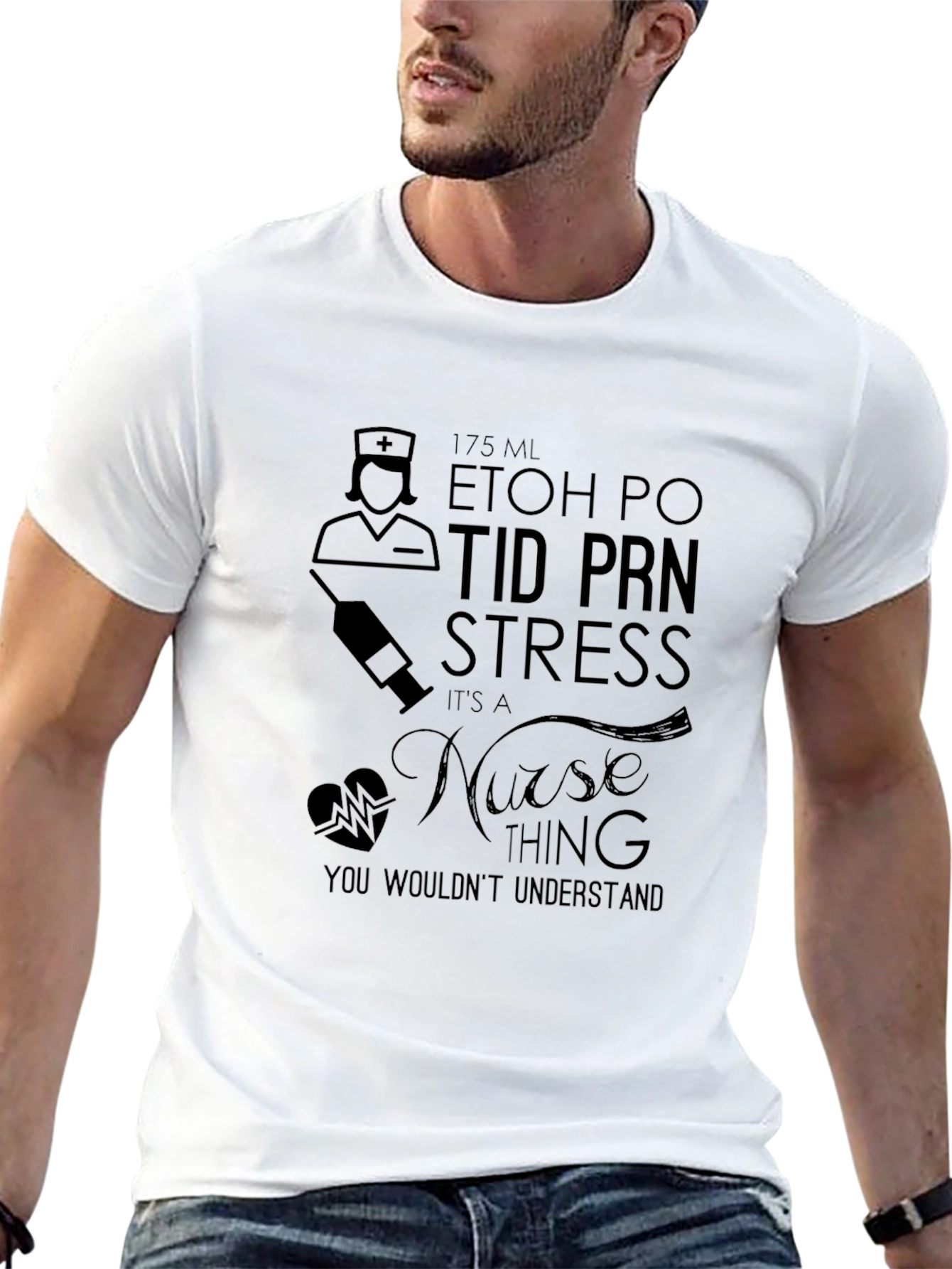 Nurse Humor T-Shirt - 175ml ETOH PO