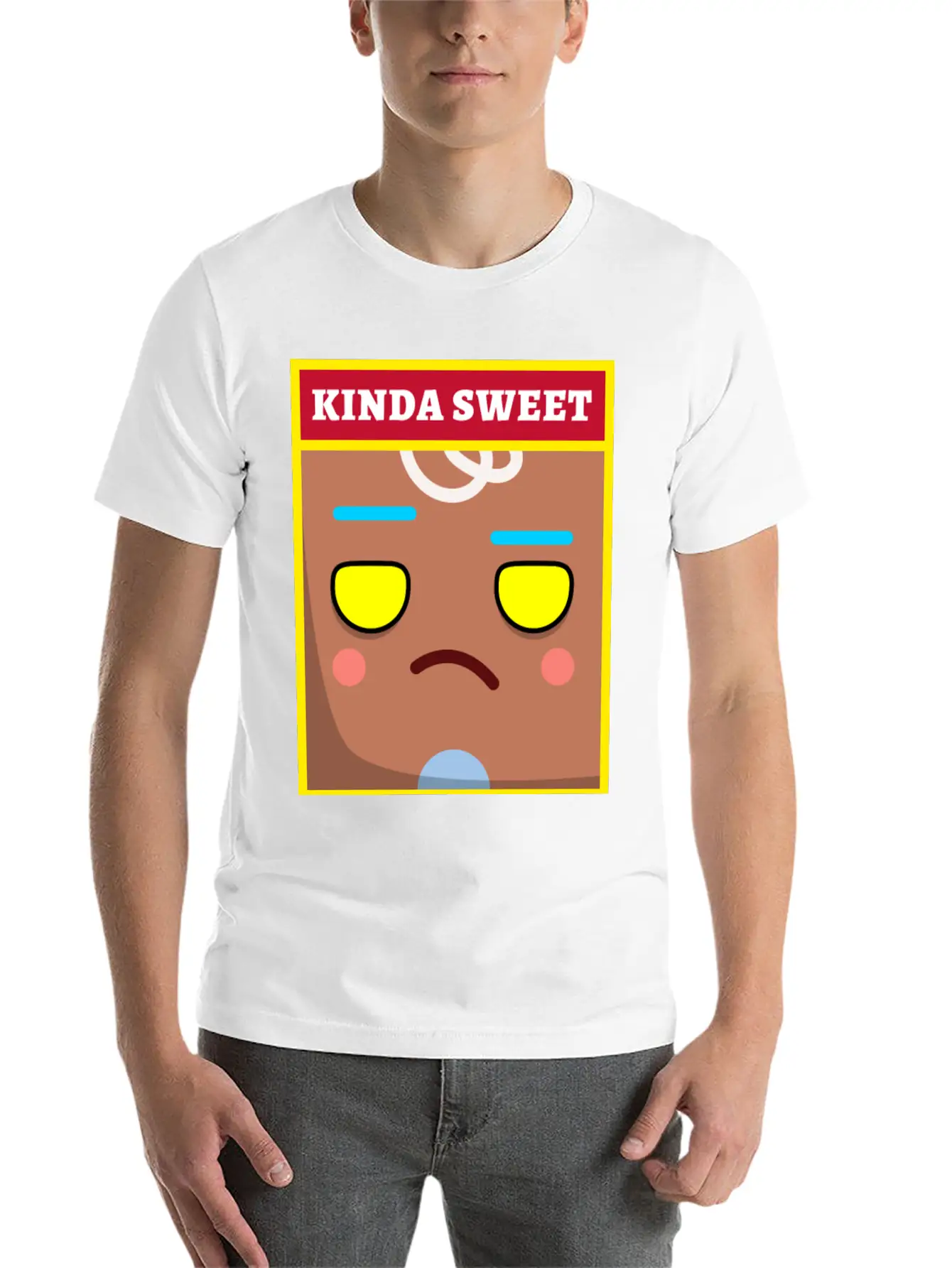 KINDA SWEET MOSTLY SARCASTIC - Funny, Sarcastic Timeless Short Sleeve Tee – Comfy And Minimalist Design
