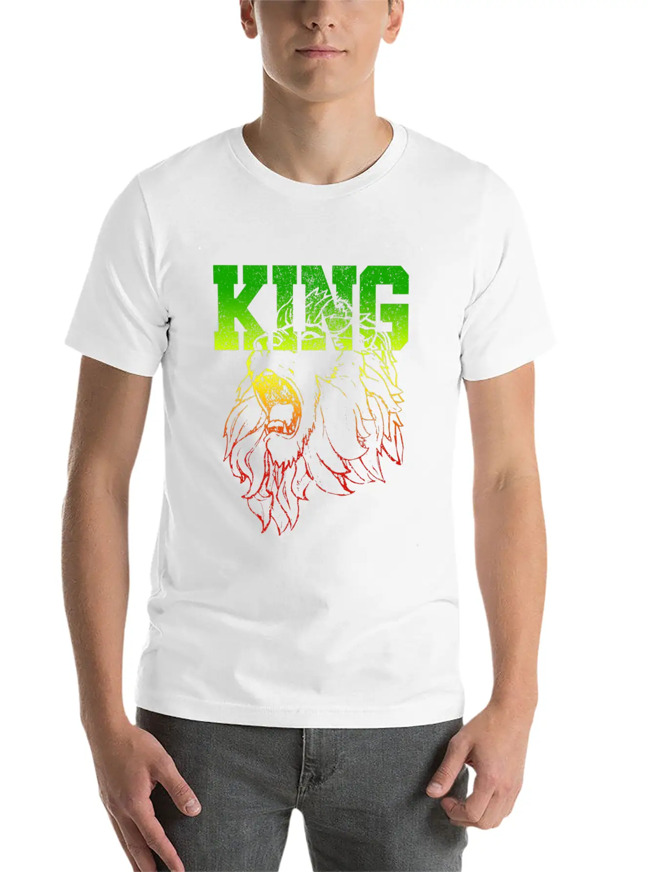 KING - Lion Of Judah Comfortable Minimalist Graphic Tee – Summer Style Essential