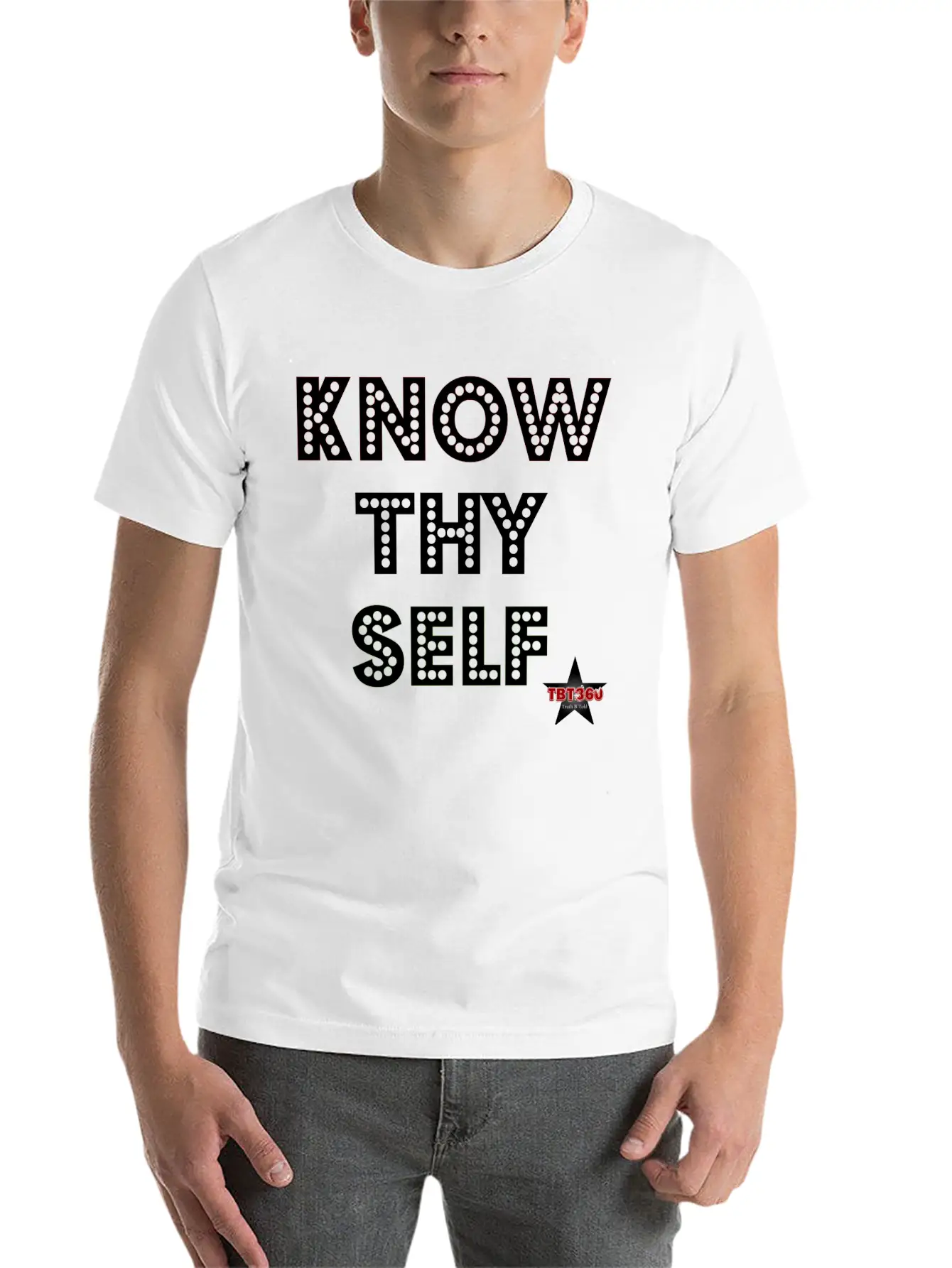 KNOW THY SELF Stylish Everyday T-Shirt – Unisex Basic Cotton Tee