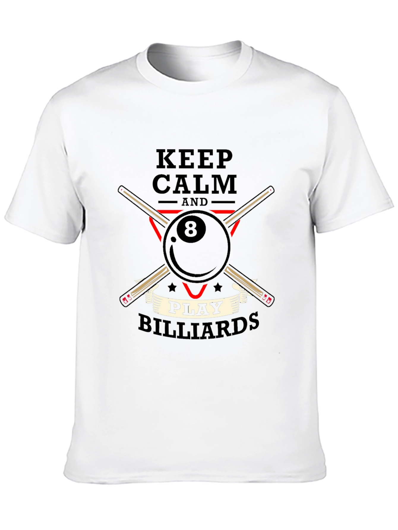 Keep Calm and Play Billiards T-Shirt
