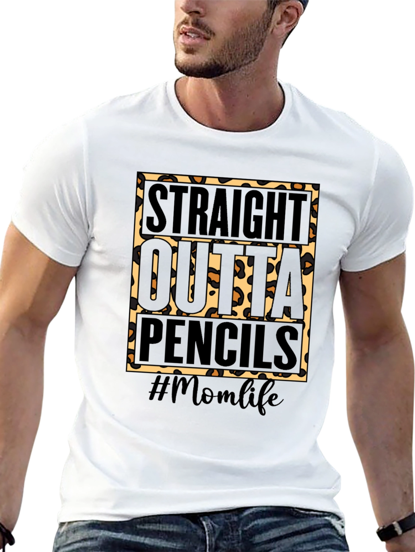 Straight Outta Pencils #Momlife T-Shirt