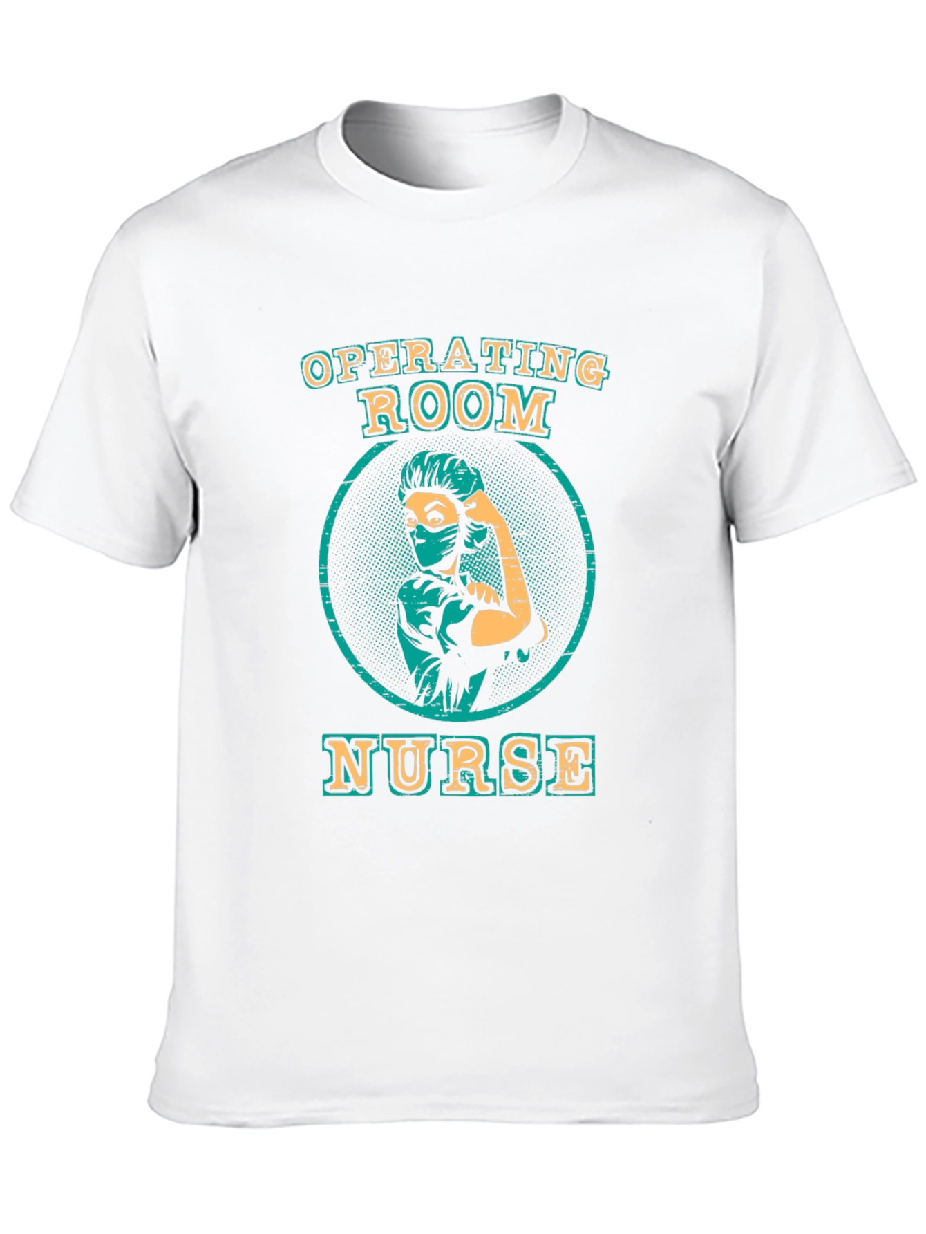 Operating Room Nurse T-Shirt - Rosie the Riveter Style