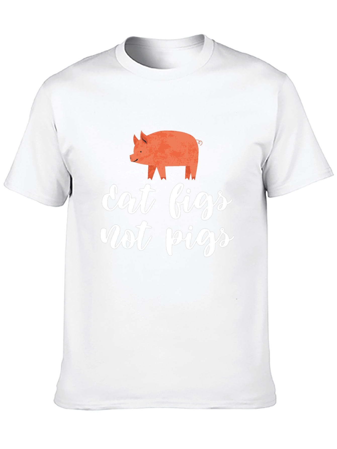 Eat Figs Not Pigs T-Shirt Vegan Tee