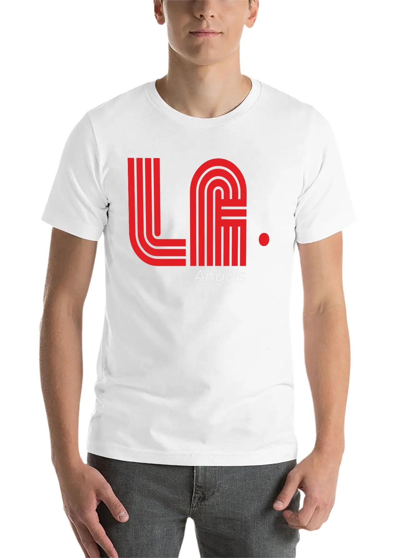LA. Angels, Retro Style Tees Stylish Everyday T-Shirt – Unisex Basic Cotton Tee