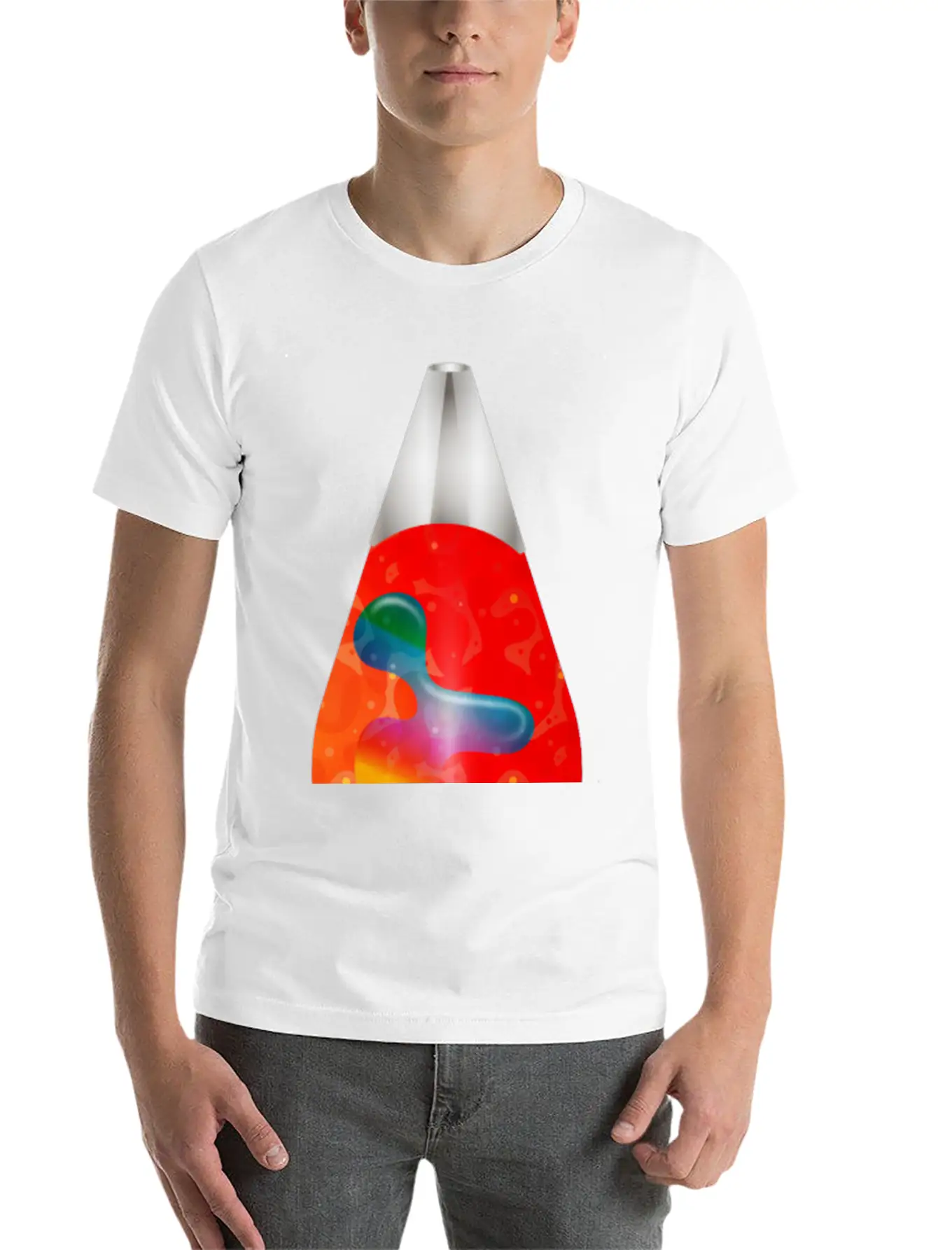 Lava Lamp A Cult Object From The 70s Comfortable Minimalist Graphic Tee – Summer Style Essential