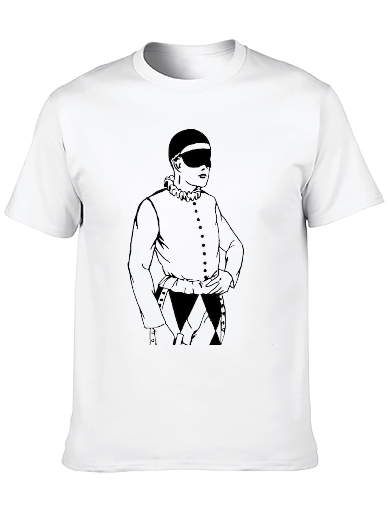Harlequin T-Shirt - Unique Costume Design Tee