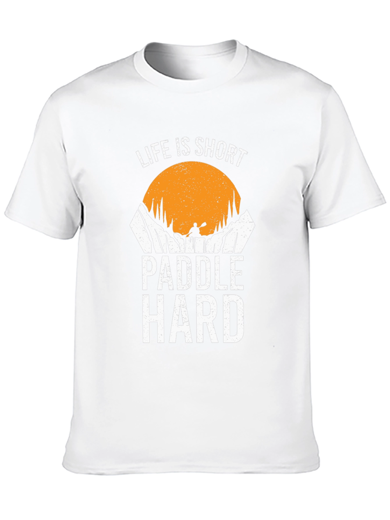 Life is Short Paddle Hard Graphic T-Shirt