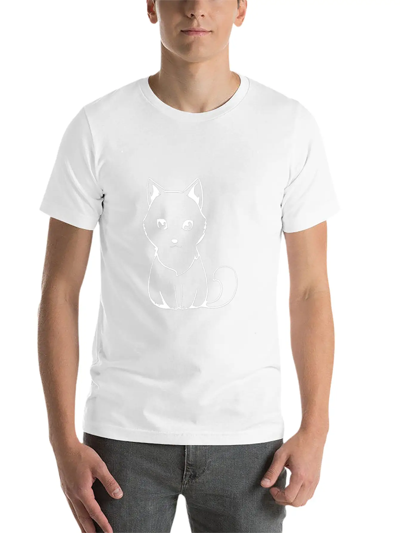 Little Wolf Stylish Everyday T-Shirt – Unisex Basic Cotton Tee