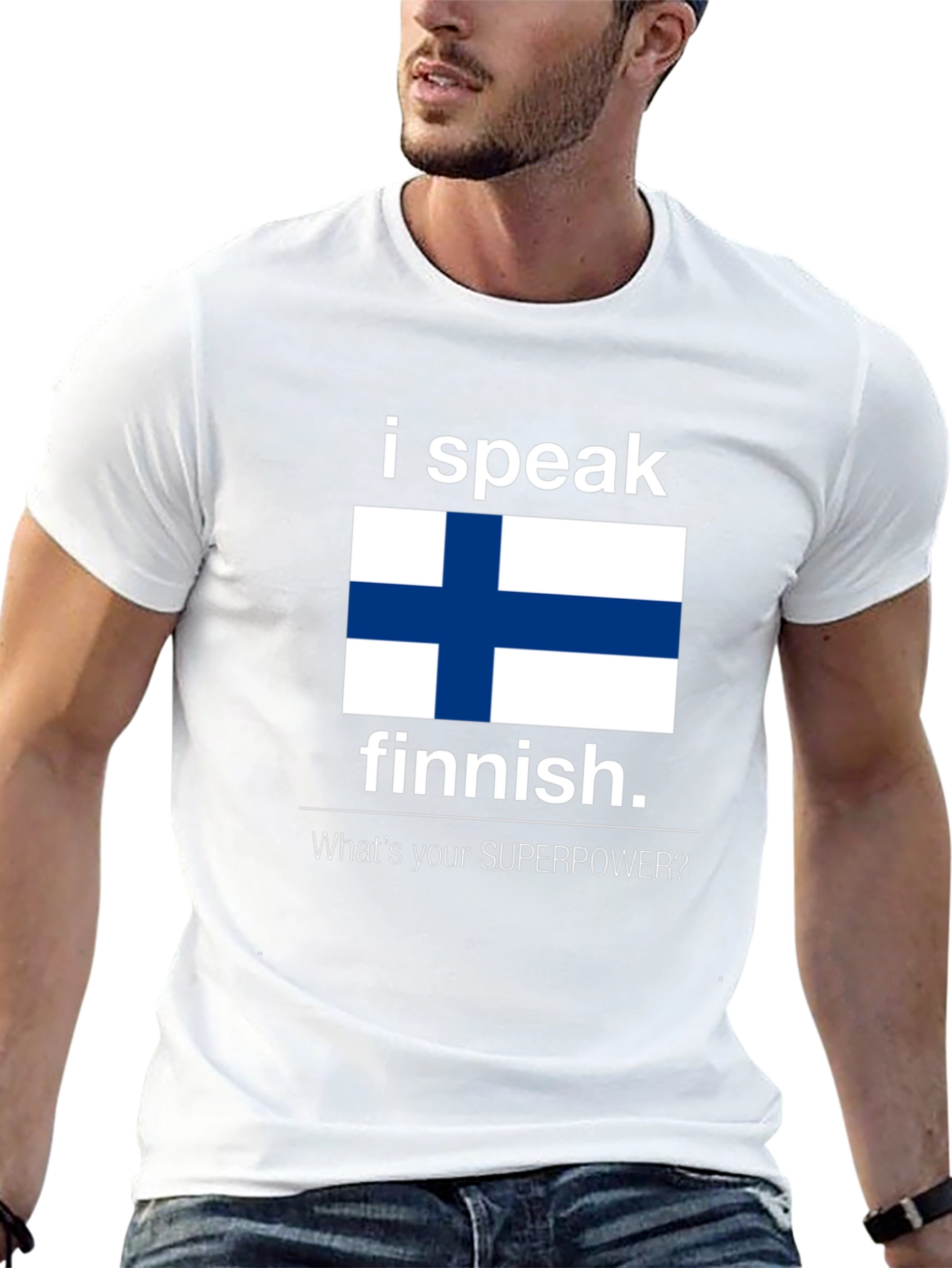 Finnish Speaker T-Shirt - Whats Your Superpower?