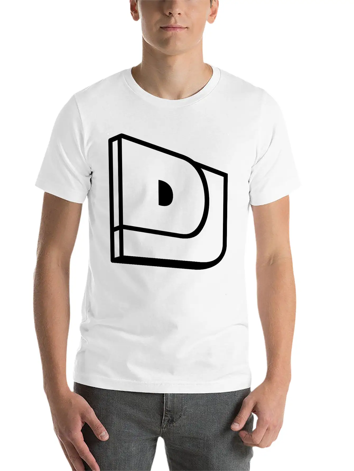 Logo DJ Cool Stylish Everyday T-Shirt – Unisex Basic Cotton Tee
