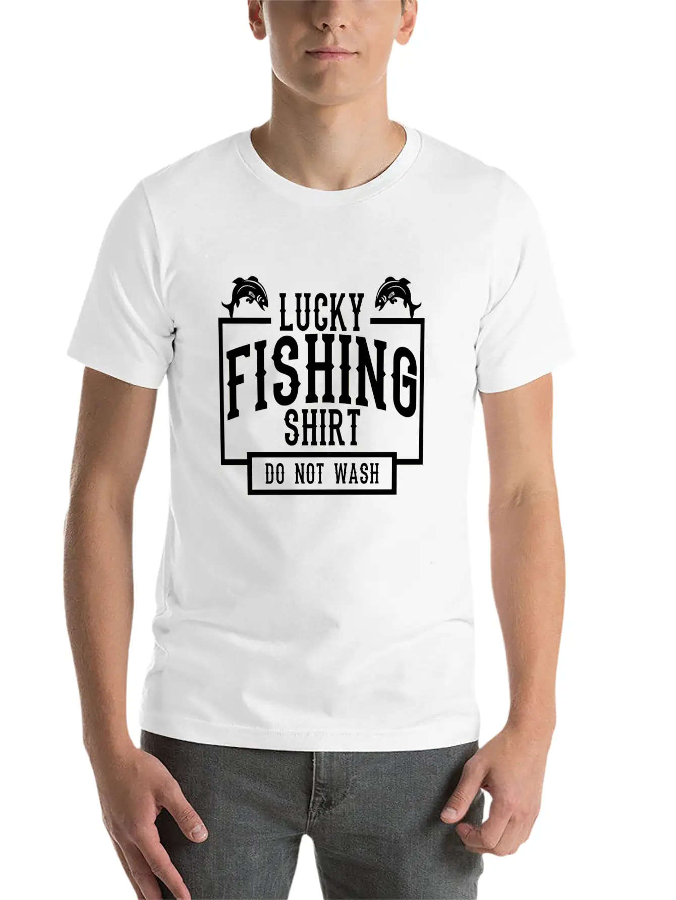 Lucky Fishing Shirt Do Not Wash Timeless Short Sleeve Tee – Comfy And Minimalist Design