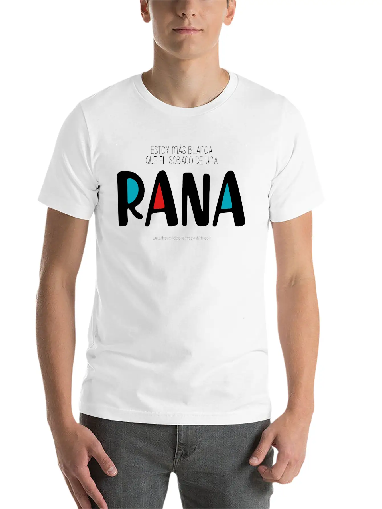 Más Blanca Que El Sobaco De Una Rana Essential Unisex Summer Tee – Soft Cotton Casual Fit