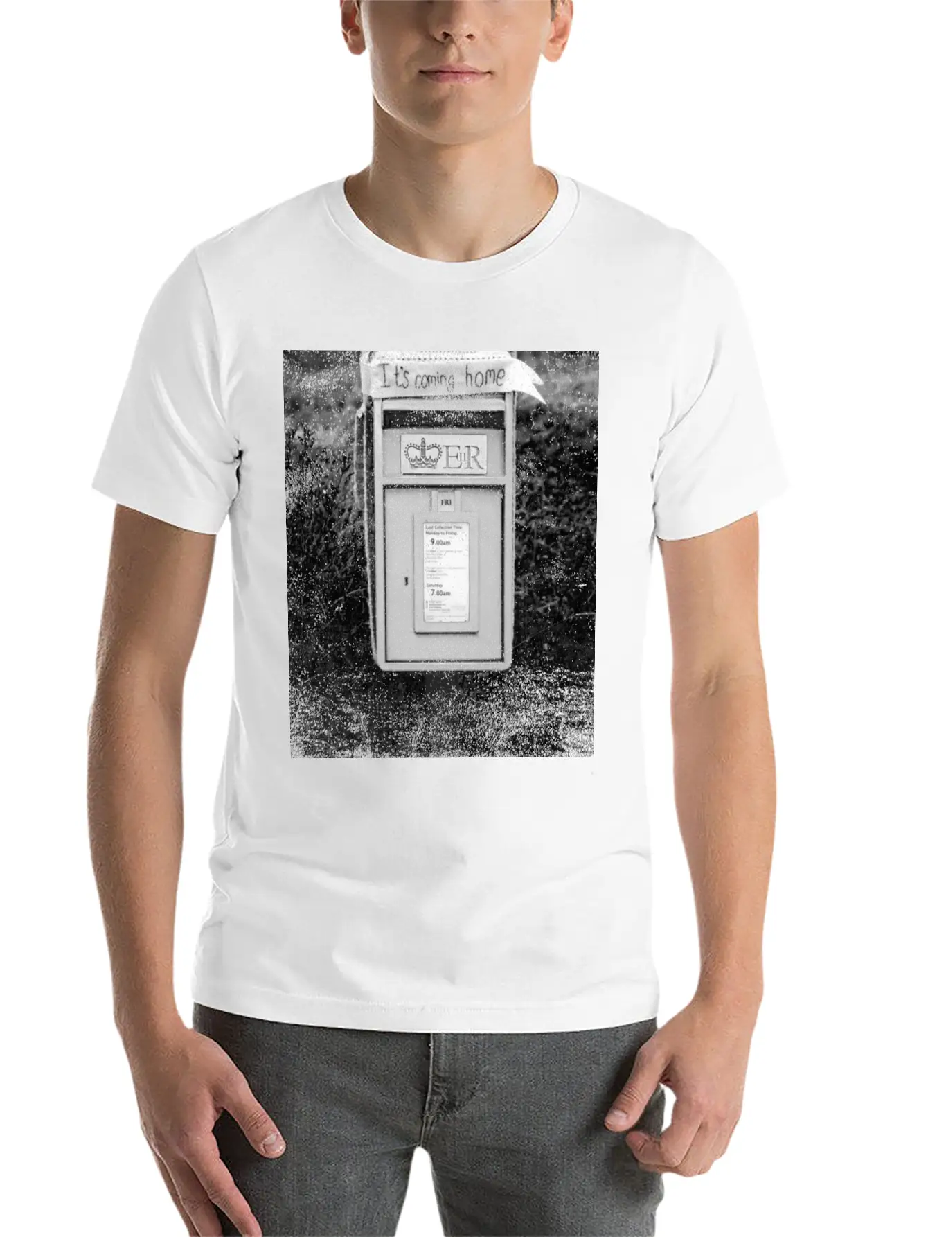 Mail Box Grass Field Basic Graphic T-Shirt – Daily Comfort In Soft Cotton