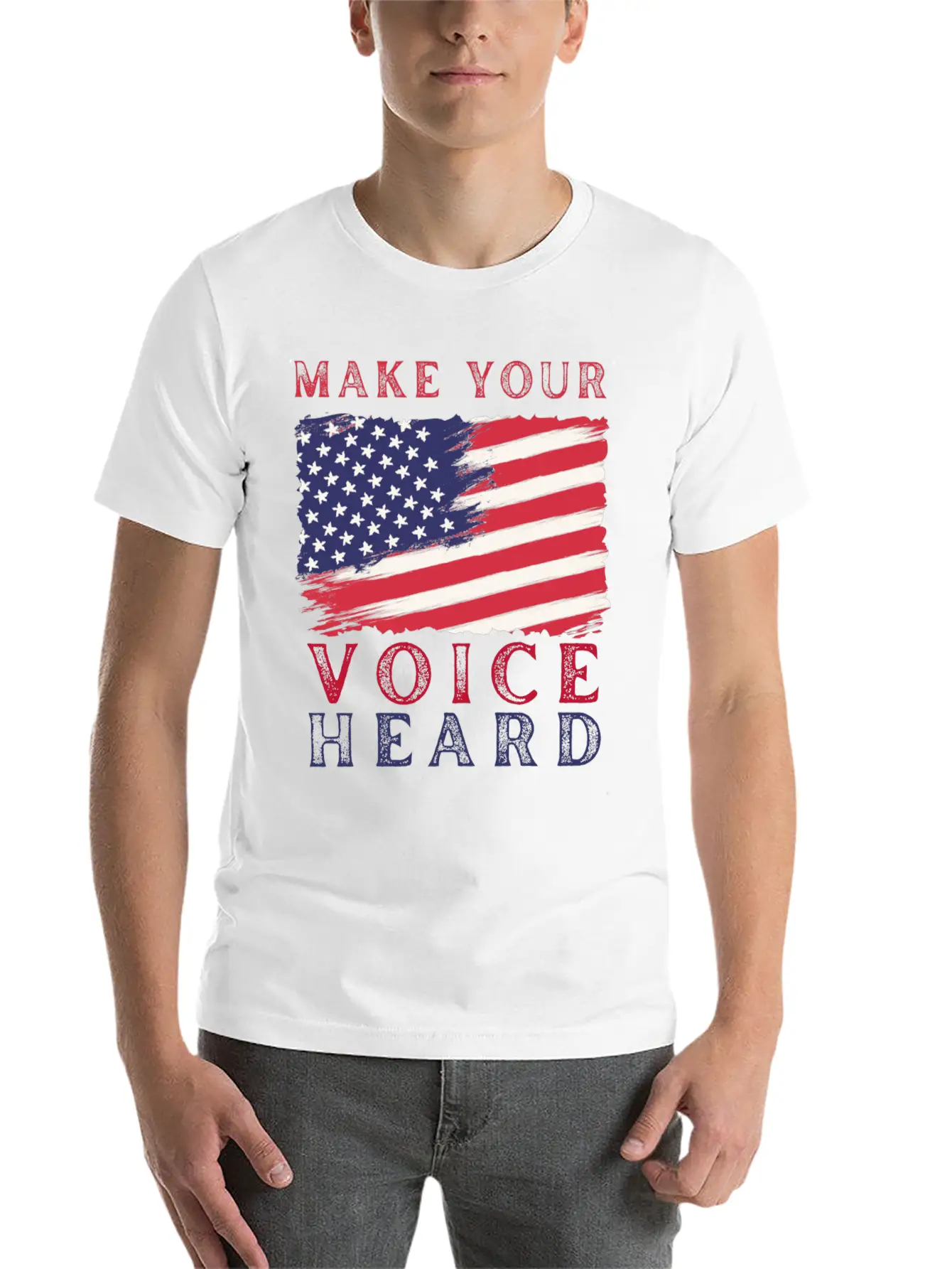 Make Your Voice Heard. Basic Graphic T-Shirt – Daily Comfort In Soft Cotton