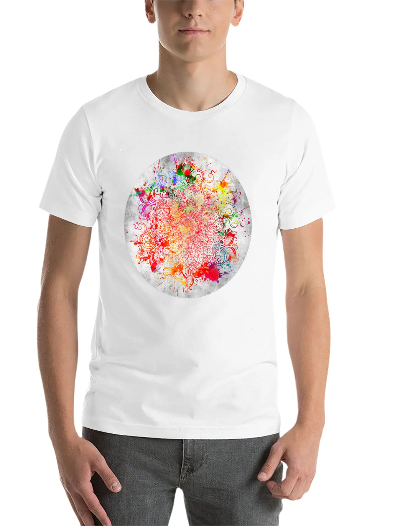 Mandala - Vandal Essential Unisex Summer Tee – Soft Cotton Casual Fit