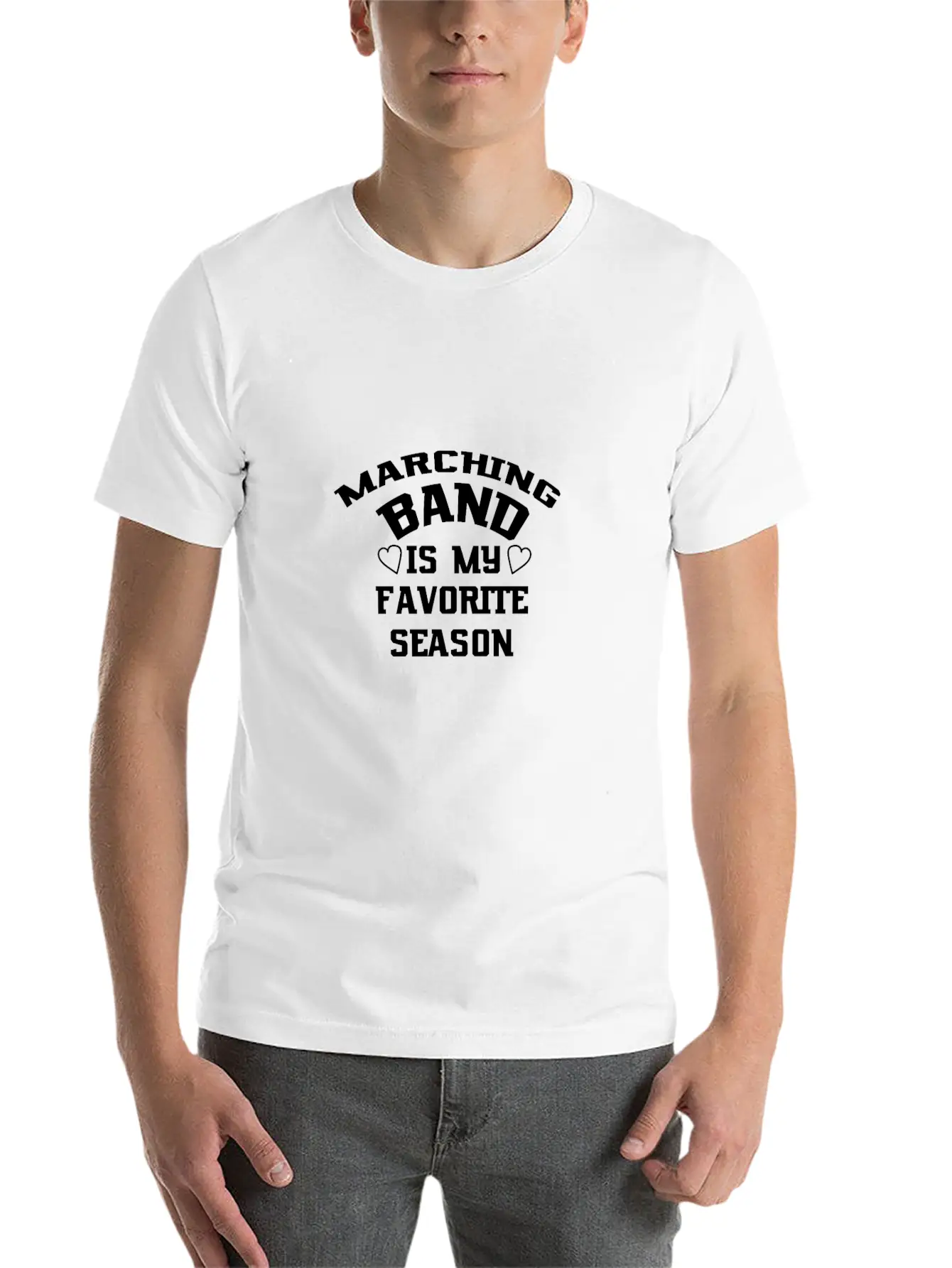 Marching Band Is My Favorite Season Comfortable Minimalist Graphic Tee – Summer Style Essential