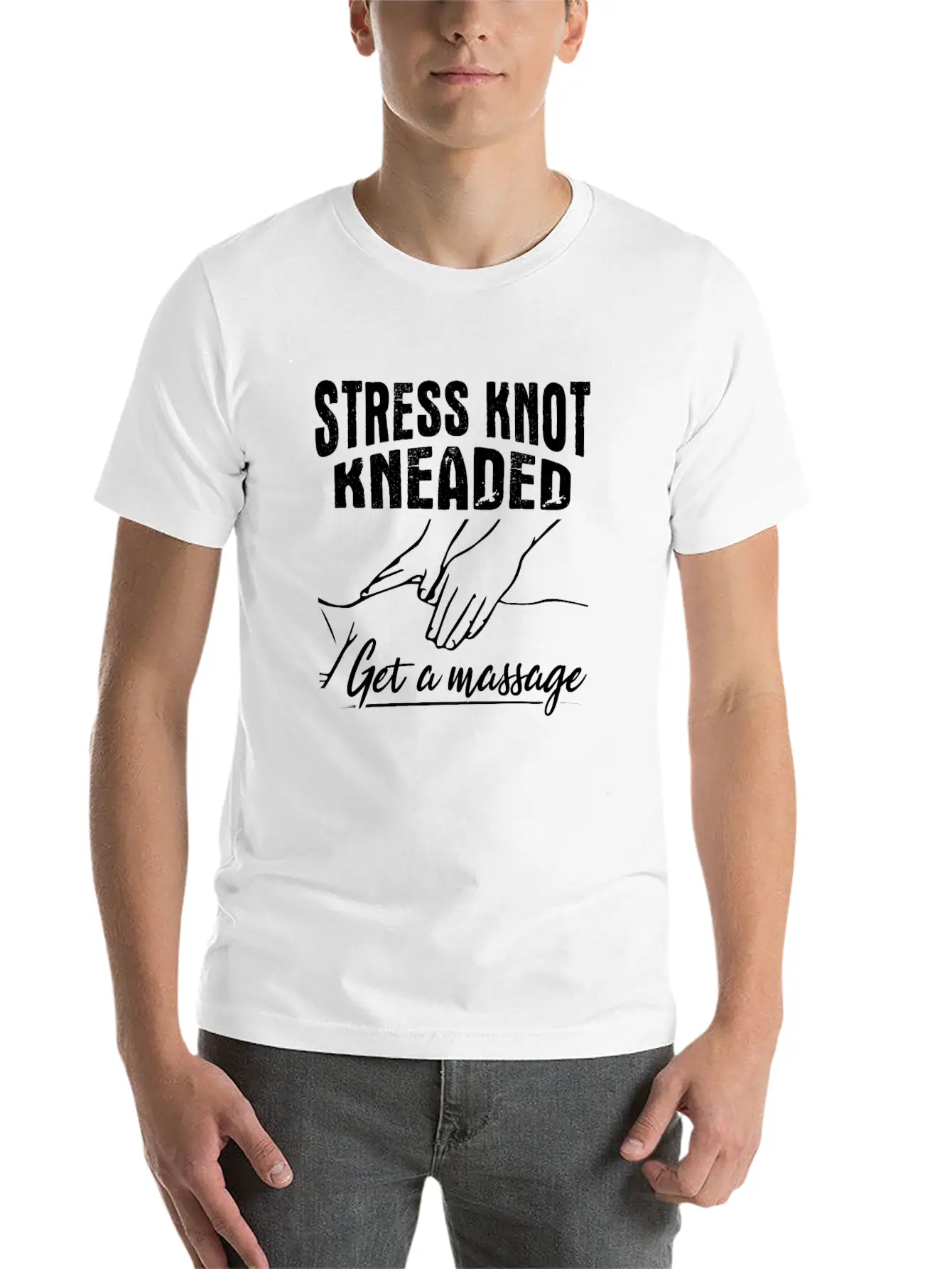 Massage Therapist Massage Therapist Stylish Everyday T-Shirt – Unisex Basic Cotton Tee