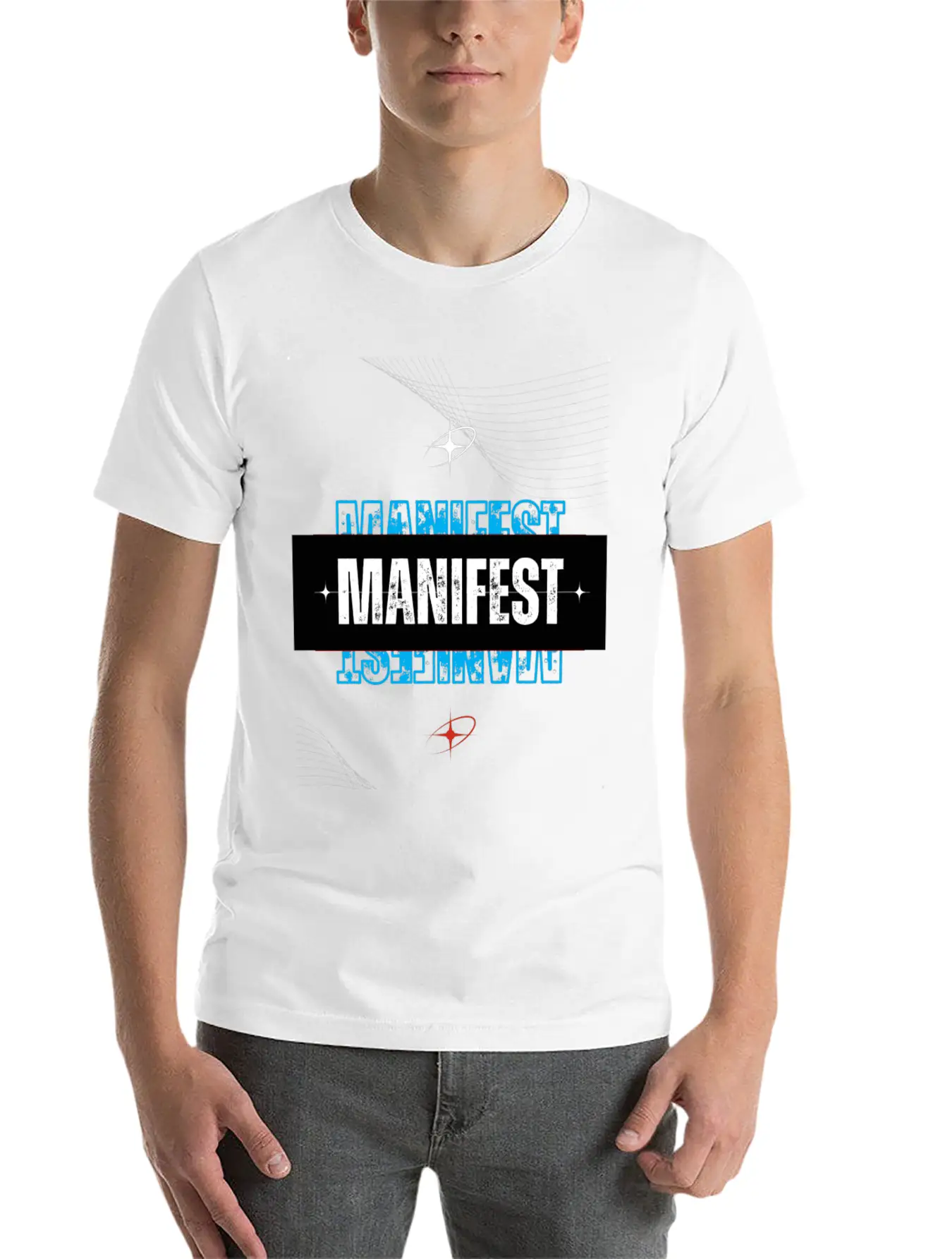 Meditate And Manifest Stylish Everyday T-Shirt – Unisex Basic Cotton Tee