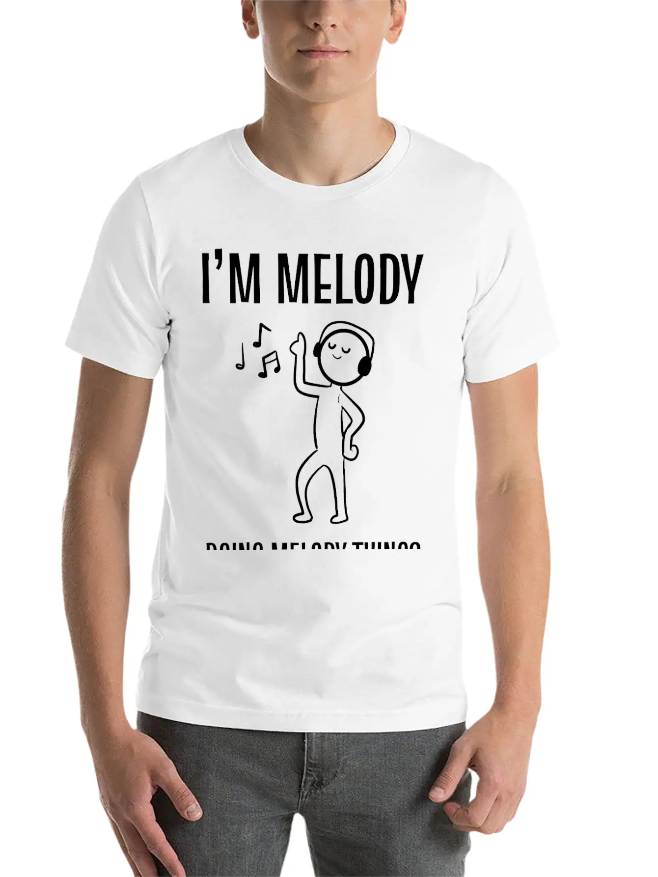 Melody Things Music Teacher Gift Comfortable Minimalist Graphic Tee – Summer Style Essential