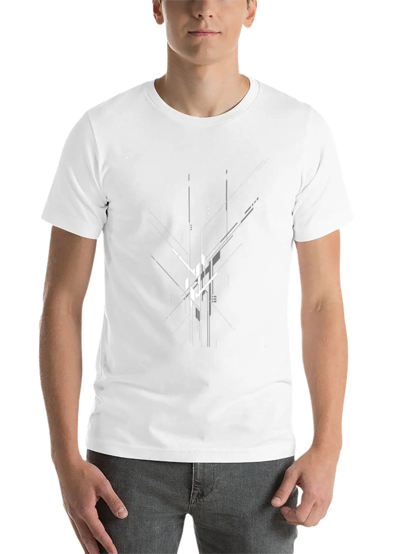 Midnight Rain Comfortable Minimalist Graphic Tee – Summer Style Essential
