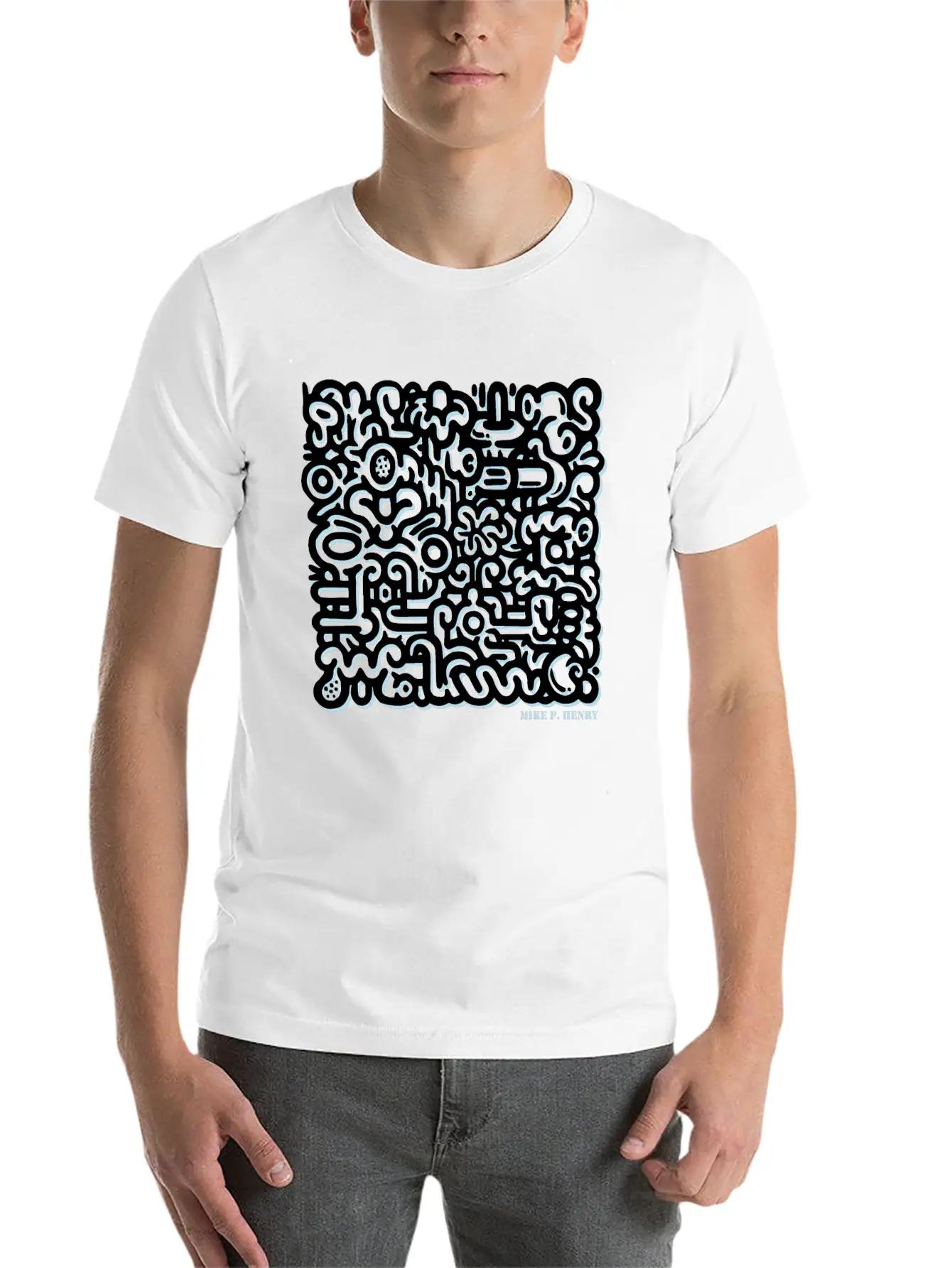 Mike Peter Henry Number Two Comfortable Minimalist Graphic Tee – Summer Style Essential