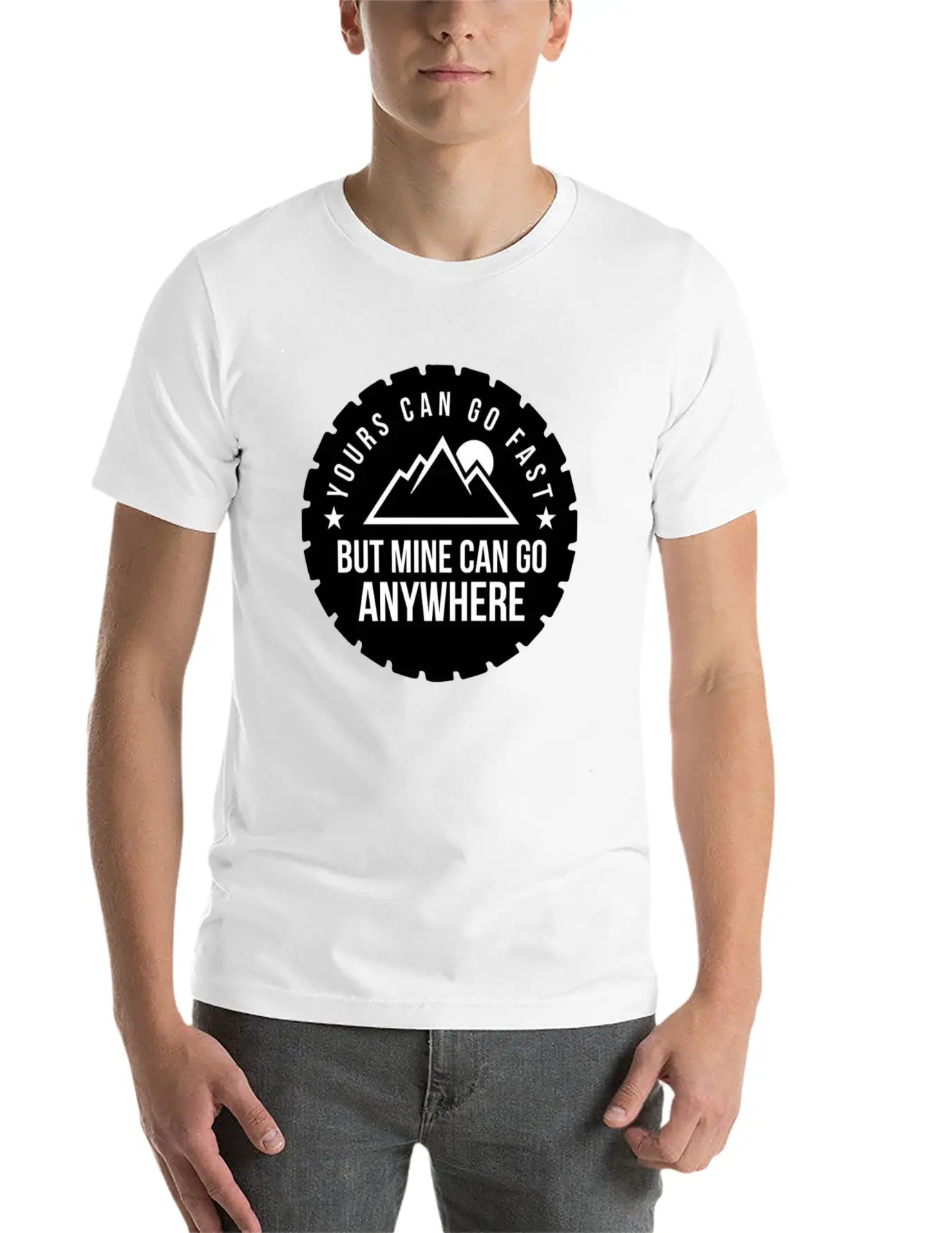Mine Can Go Anywhere Basic Graphic T-Shirt – Daily Comfort In Soft Cotton