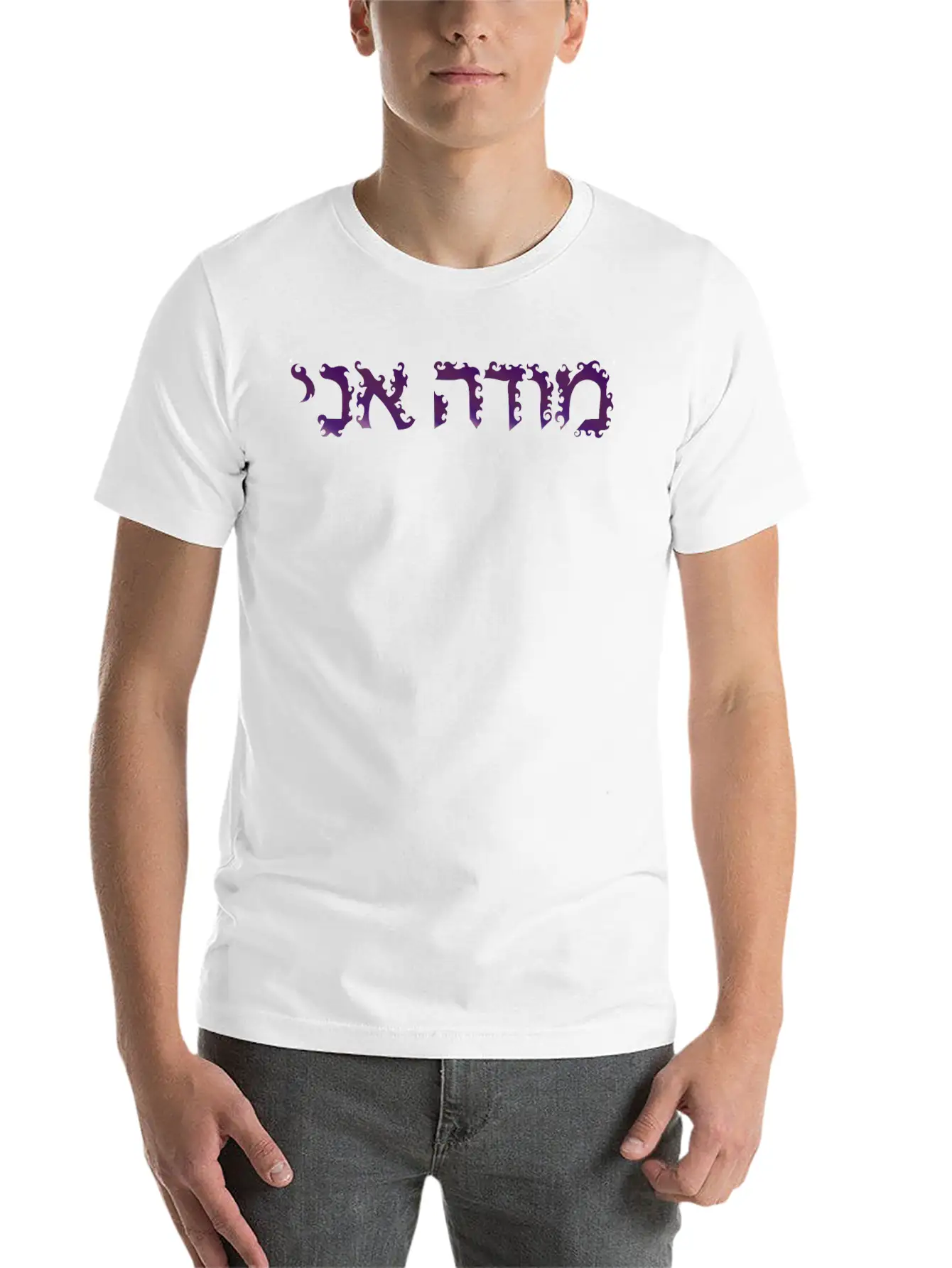 Mode Ani Violet Essential Unisex Summer Tee – Soft Cotton Casual Fit