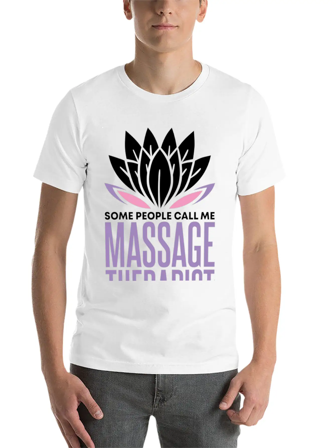 Mom Massage Therapist Unisex Short Sleeve Soft Cotton T-Shirt – Casual Everyday Wear