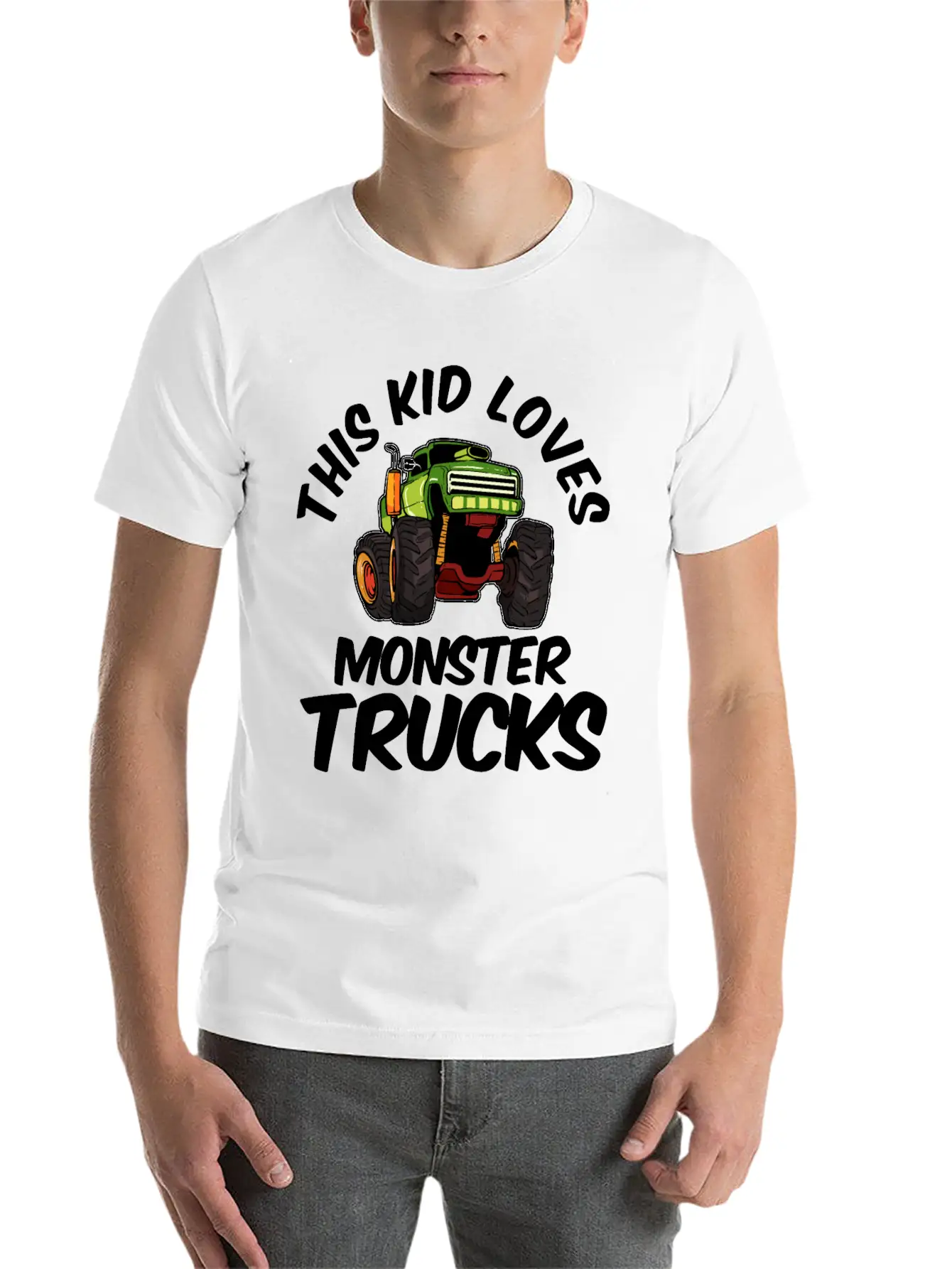 Monster Truck Essential Unisex Summer Tee – Soft Cotton Casual Fit
