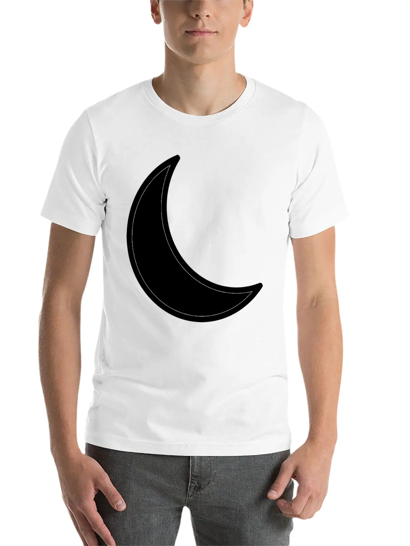 Moon Stylish Everyday T-Shirt – Unisex Basic Cotton Tee