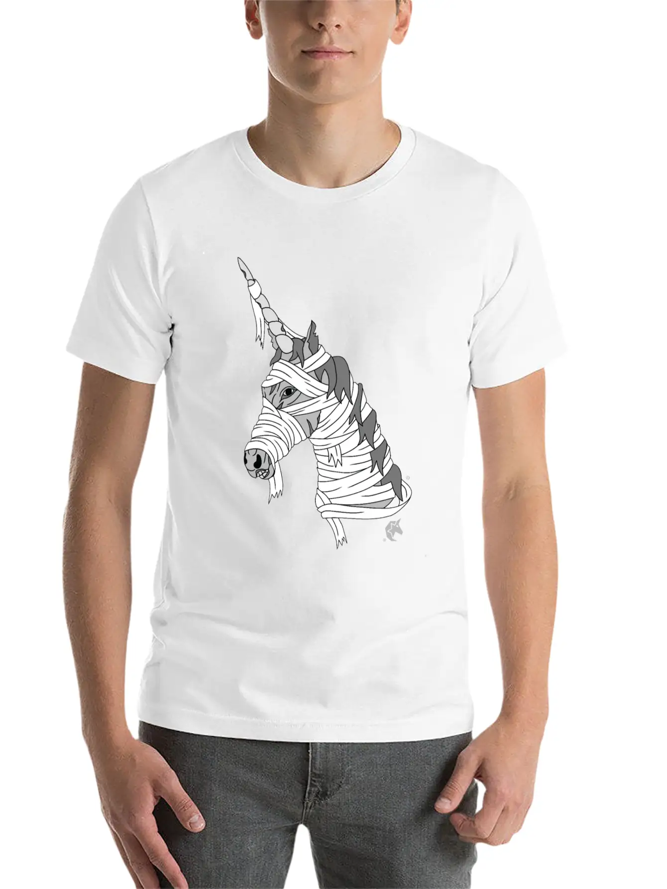 Mummy Unicorn Stylish Everyday T-Shirt – Unisex Basic Cotton Tee