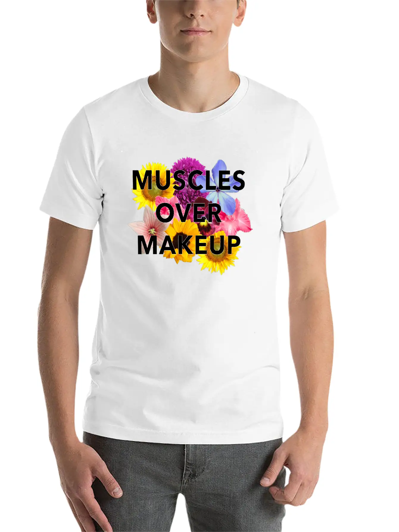 Muscles Over Makeup Timeless Short Sleeve Tee – Comfy And Minimalist Design
