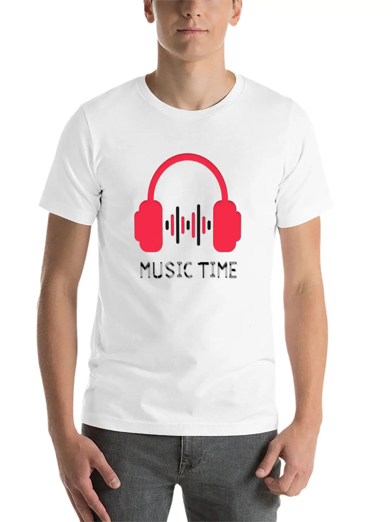 MUSIC LOVER Unisex Short Sleeve Soft Cotton T-Shirt – Casual Everyday Wear