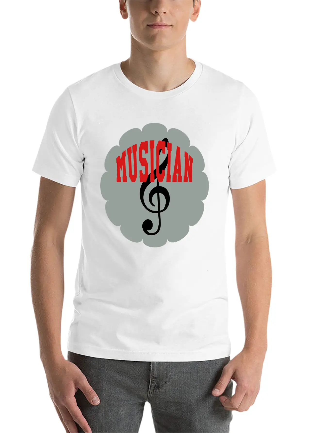Music - Musician 🎵 Unisex Short Sleeve Soft Cotton T-Shirt – Casual Everyday Wear