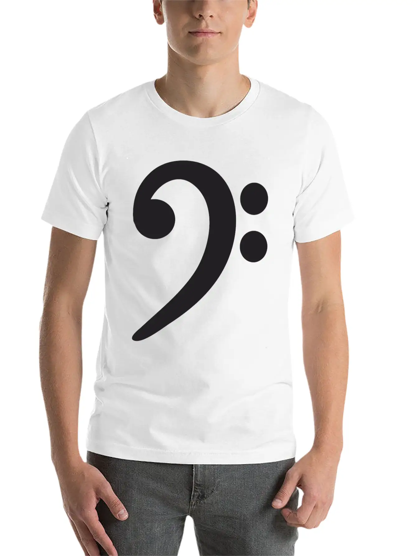Musical Note Timeless Short Sleeve Tee – Comfy And Minimalist Design