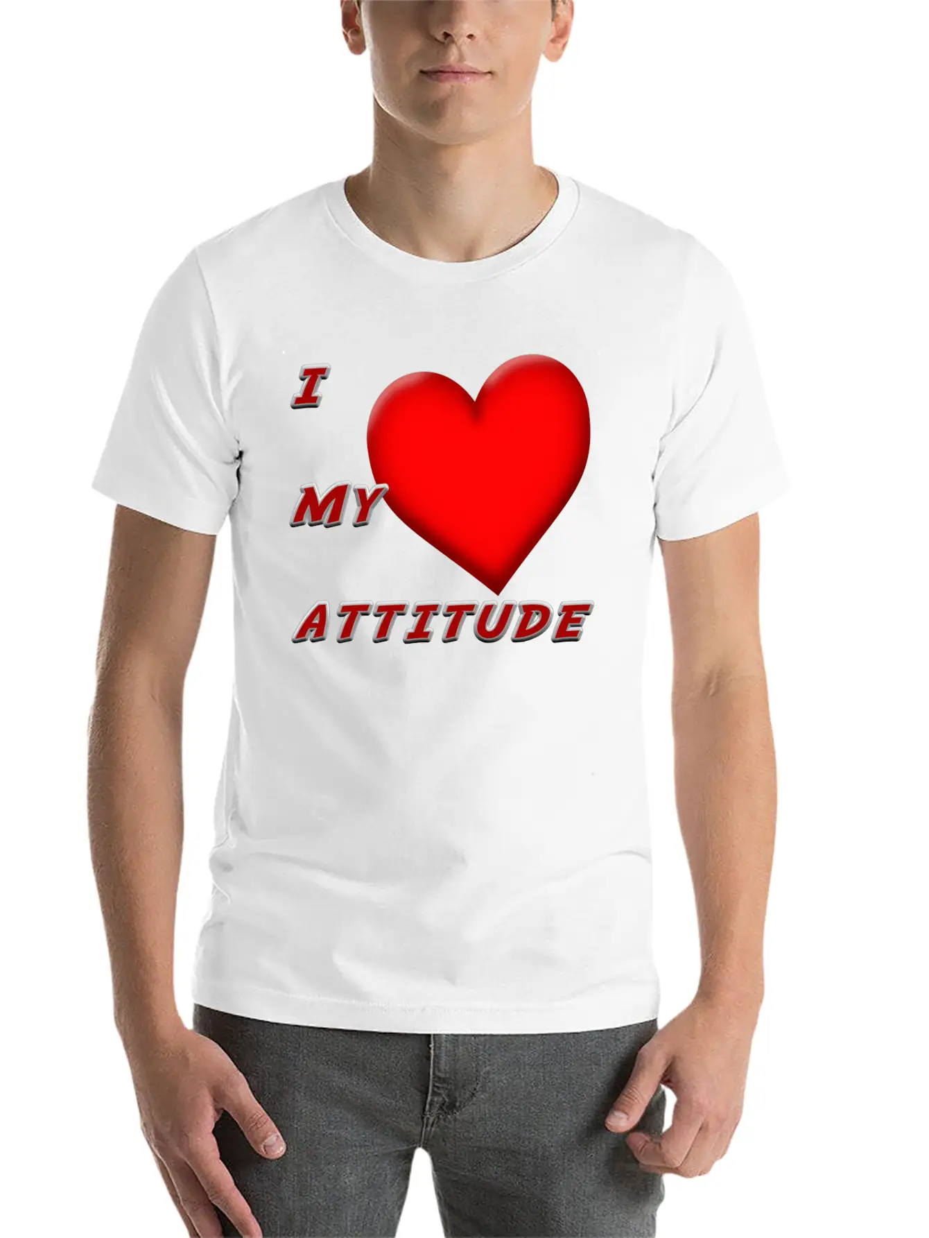 My Attitude Essential Unisex Summer Tee – Soft Cotton Casual Fit