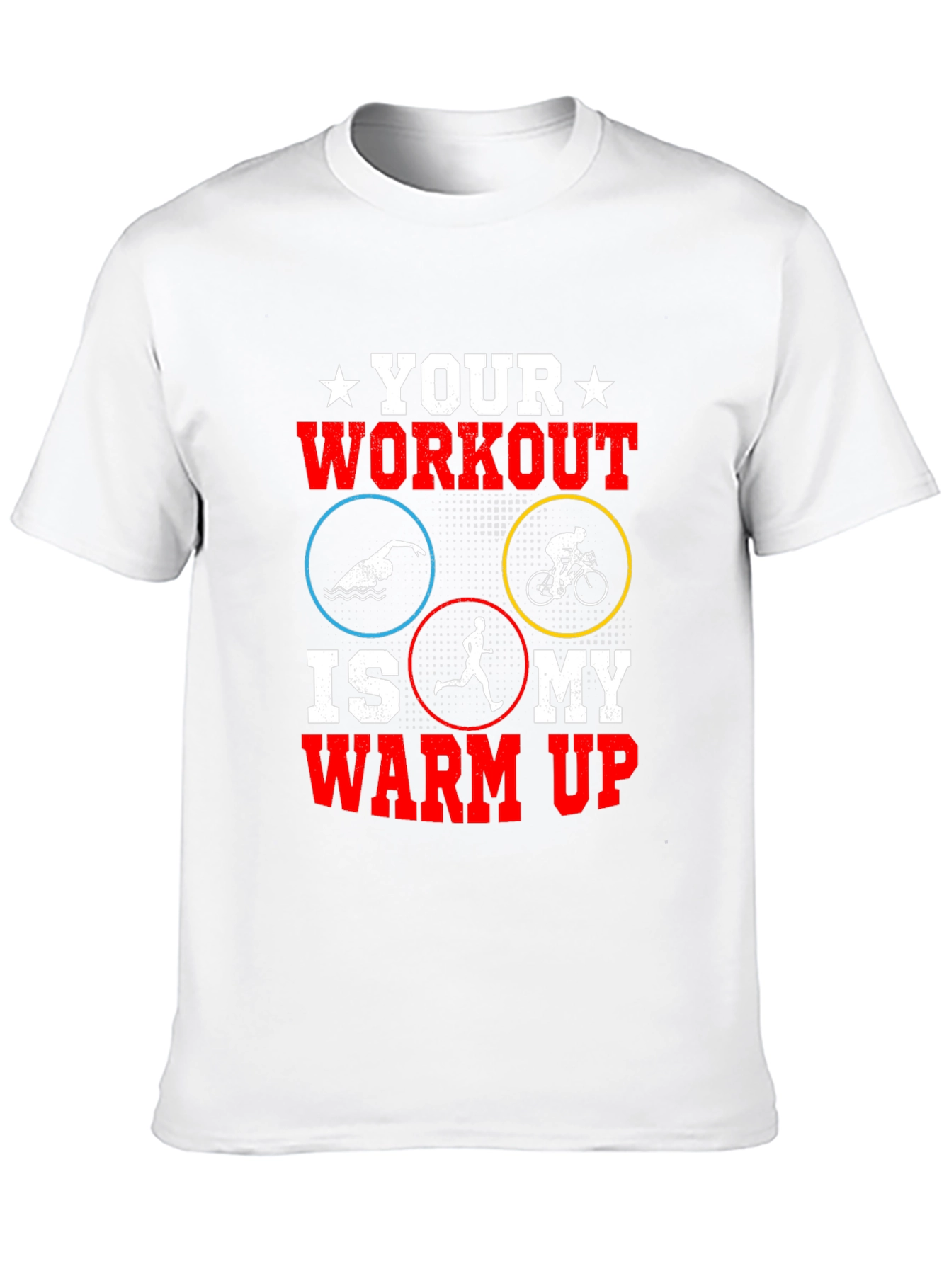 Triathlon Workout Graphic T-Shirt